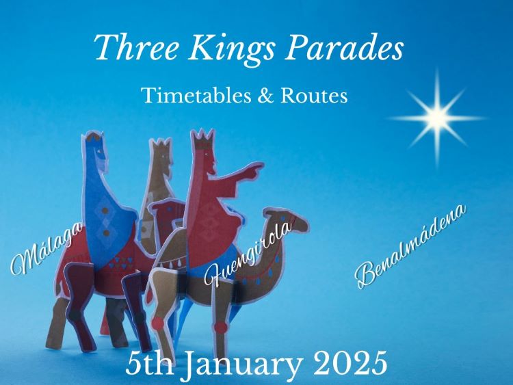 Three Kings Parade in Benalmadena, fuengirola and Malaga