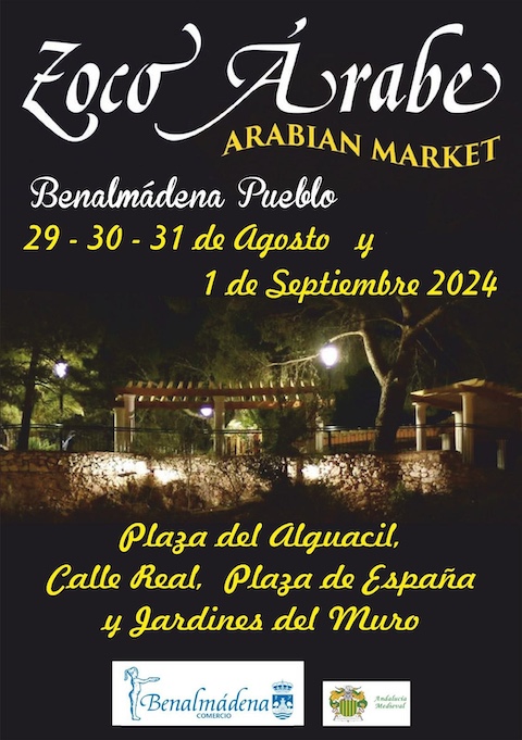 Poster for Arabian Market in Benalmadena Pueblo