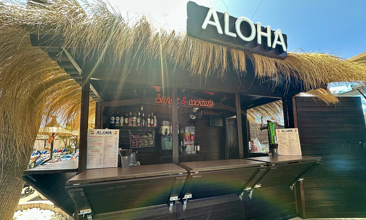 Aloha, bebidas y cócteles