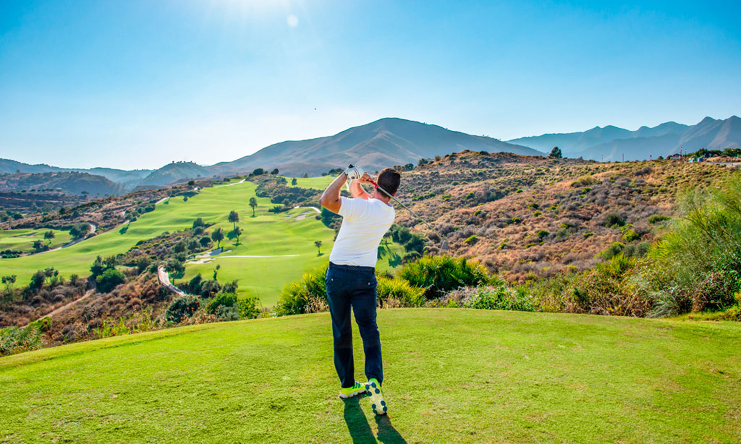 La Costa del Sol es también conocida como la Costa del Golf