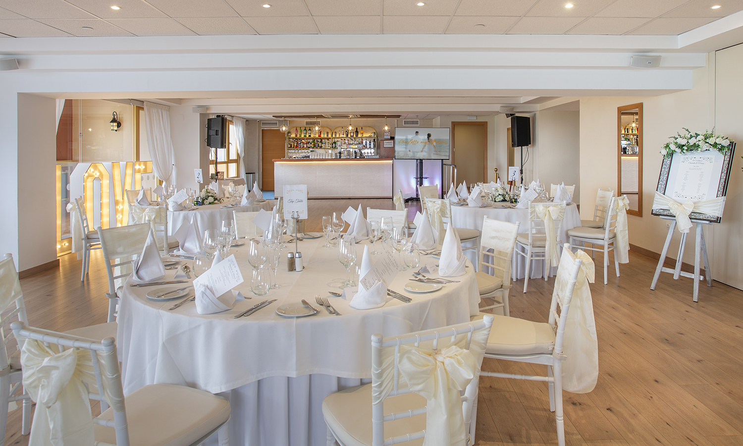 Sala Málaga has a capacity of up to 160 guests